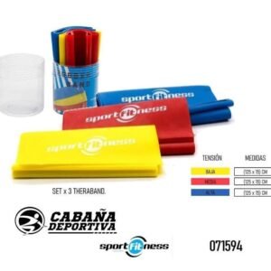 Bandas planas abiertas x3 sport fitness