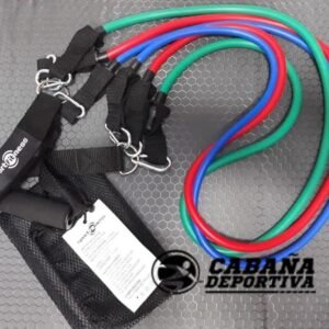 Kit de bandas tubulares x3 sport fitness