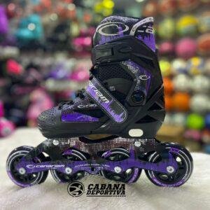 PATINES CANARIAM ROLLER PINK MORADO 30-33