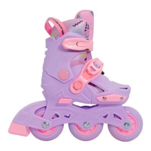 PATINES CANARIAM GUMMY 24-27 LILA ROSADO