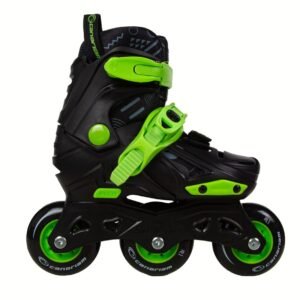 PATINES CANARIAM GUMMY 28-31 NEGRO-VERDE