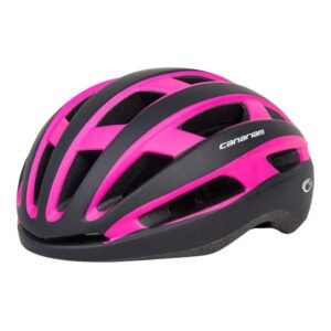 CASCOS CANARIAM PRO-MAX NEGRO FUCSIA S