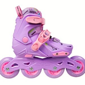 PATINES CANARIAM GUMMY 32-35 LILA-ROSADO