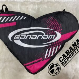BOLSO PATINAJE CORAZON FUCSIA