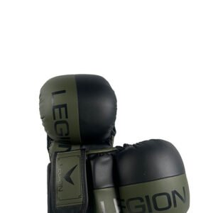 GUANTES HIBRIDOS DE COMBATE LEGION VERDE-NEGRO
