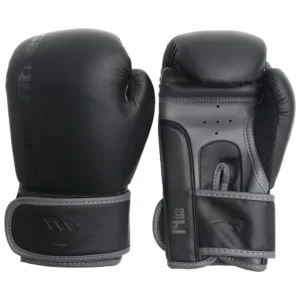 GUANTE DE BOXEO SPORTFITNESS 12 OZ NEGRO-GRIS