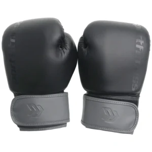 GUANTES BOXEO SPORTFITNESS 14OZ NEGRO-GRIS