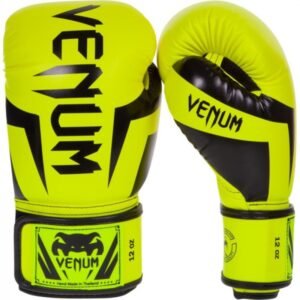 GUANTE DE BOXEO VENUM ELITE AMARILLO 14OZ